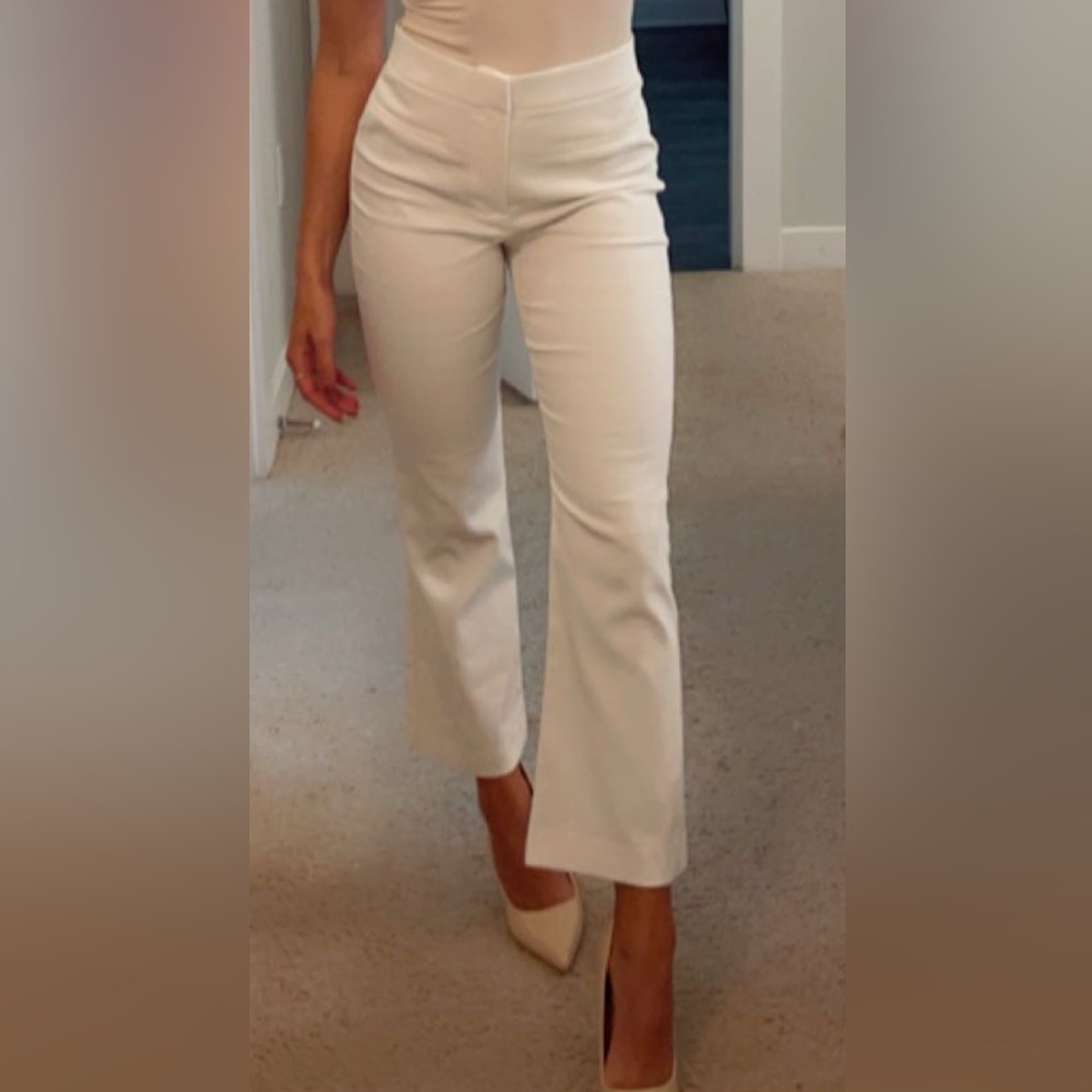 Zara Cream Flare Women's Pants